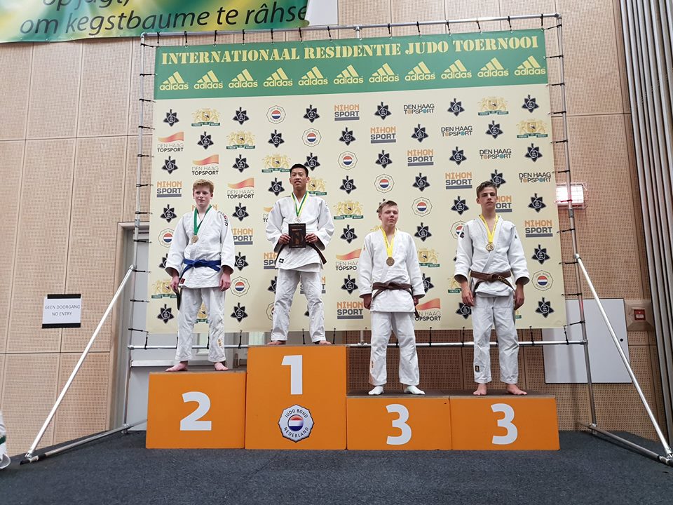 Judoka’s wedstrijdselectie scoren goed in Den Haag