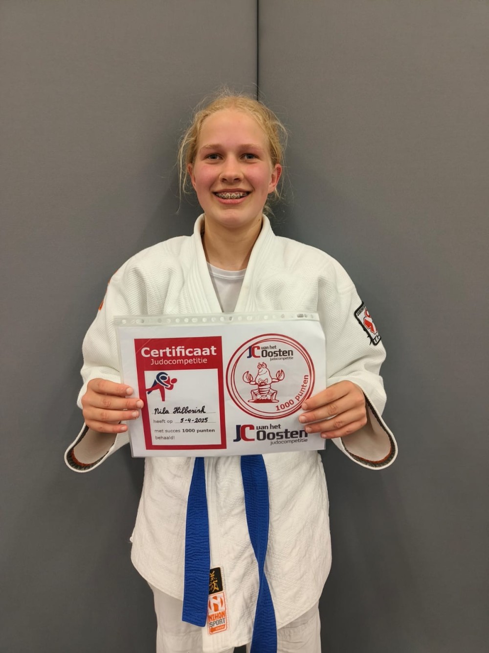 Nila Hilberink en Lars Heitkamp behalen 1000 punten-diploma